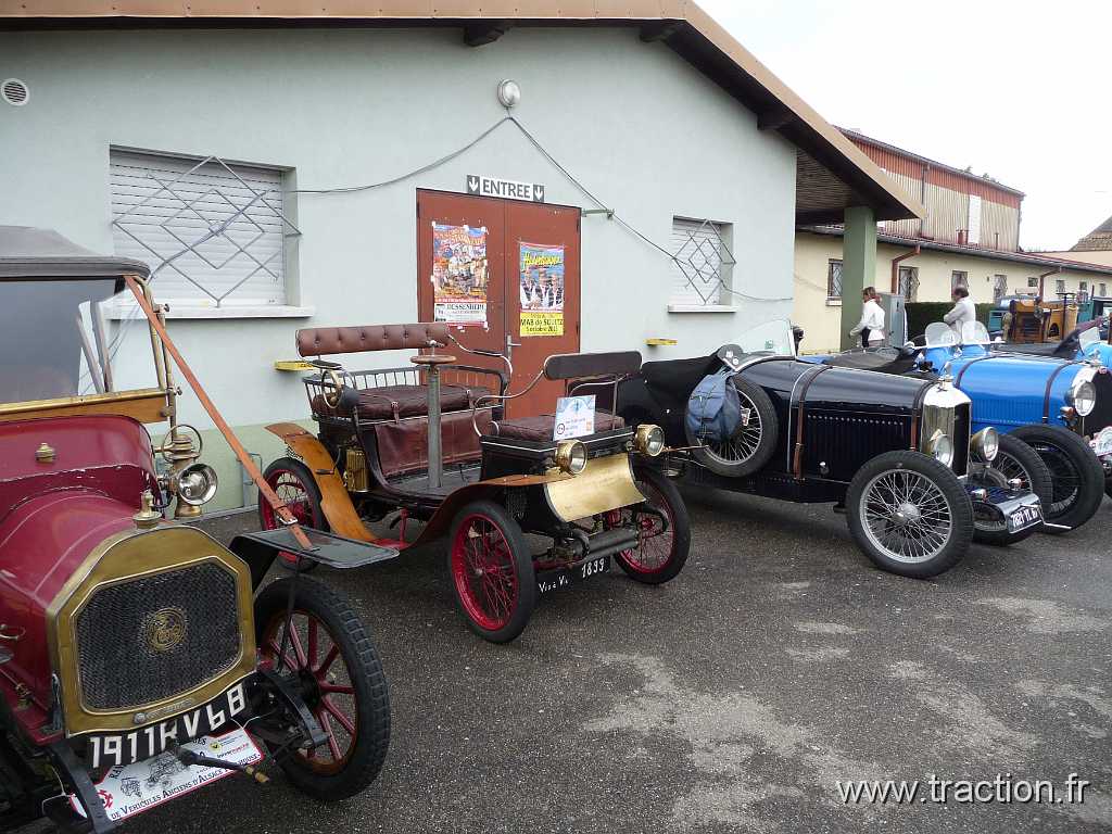2013_Rustenhart (28).JPG - 06/10/2013 - 68740 RUSTENHART 33ème Randonnée Internationale des Vendanges - Le Zèbre, De Dion Bouton, Amilcar et Bugatti